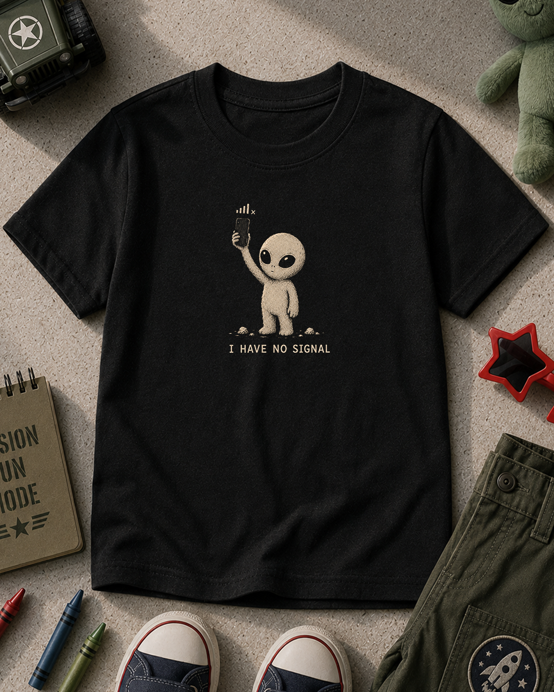 I Have No Signal - Kids T-shirt Printify