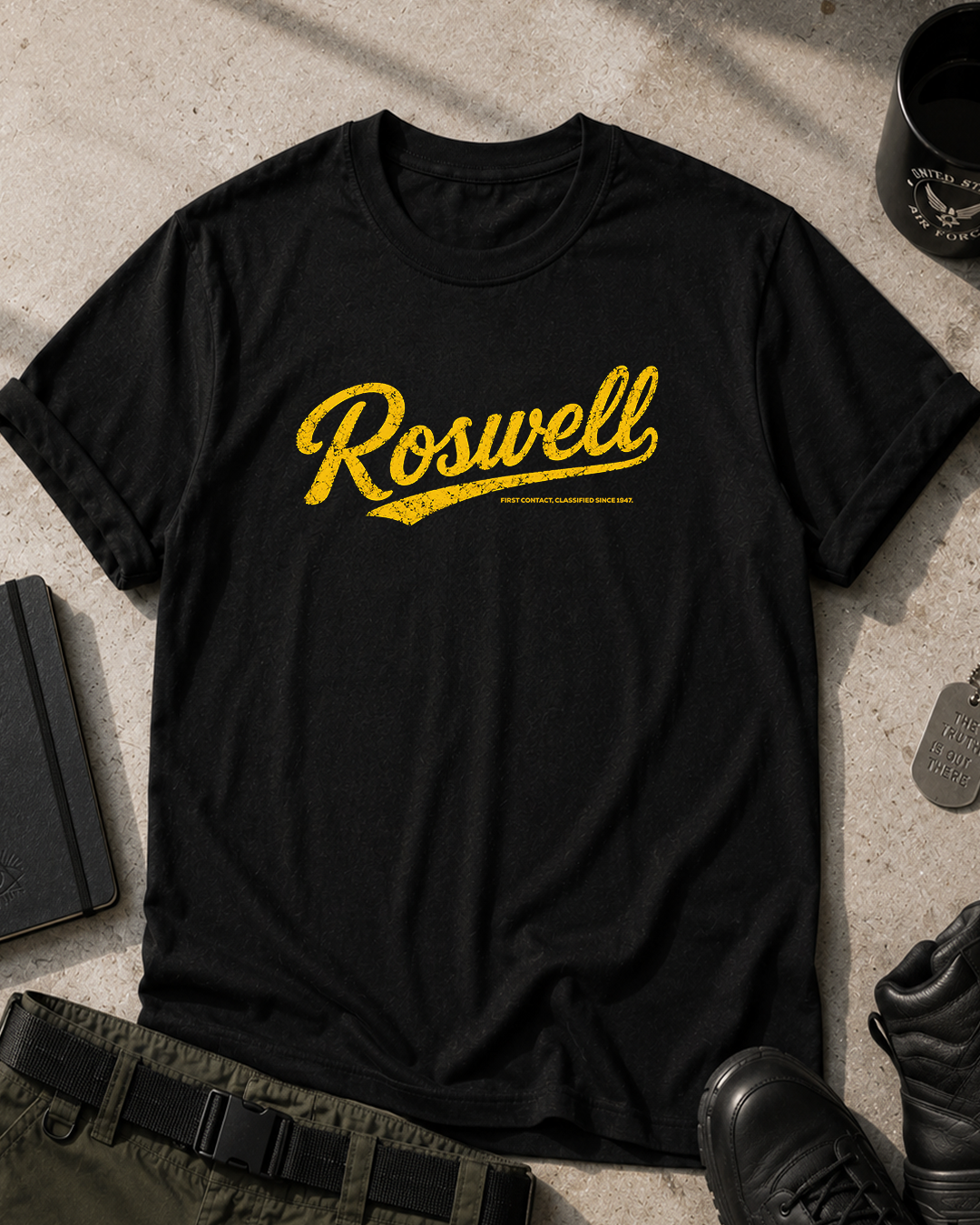 Roswell First Contact Vintage T-Shirt Printify