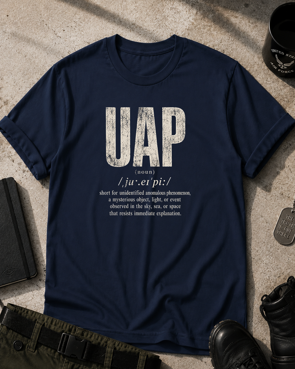 UAP Definition. Funny UFO/Alien T-Shirt Printify