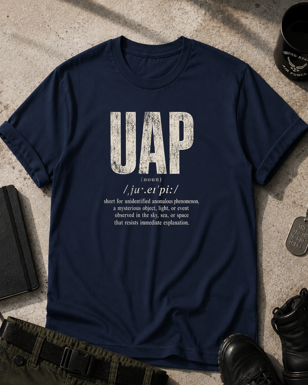 UAP Definition. Funny UFO/Alien T-Shirt Printify
