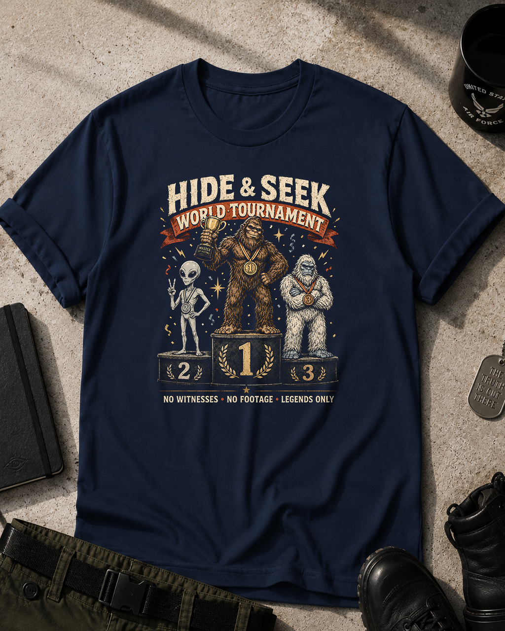 Hide & Seek World Tournament T-Shirt Printify