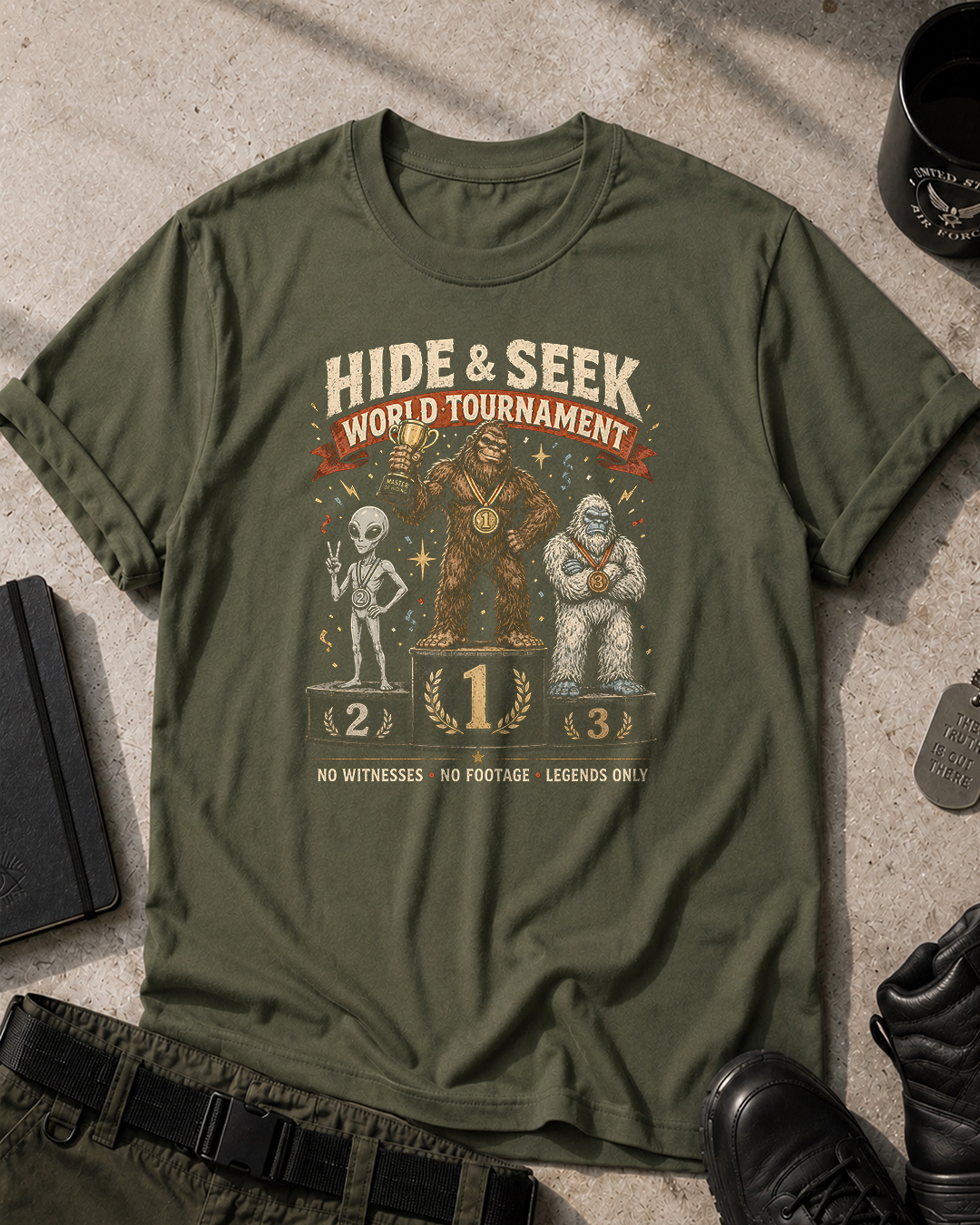 Hide & Seek World Tournament T-Shirt Printify