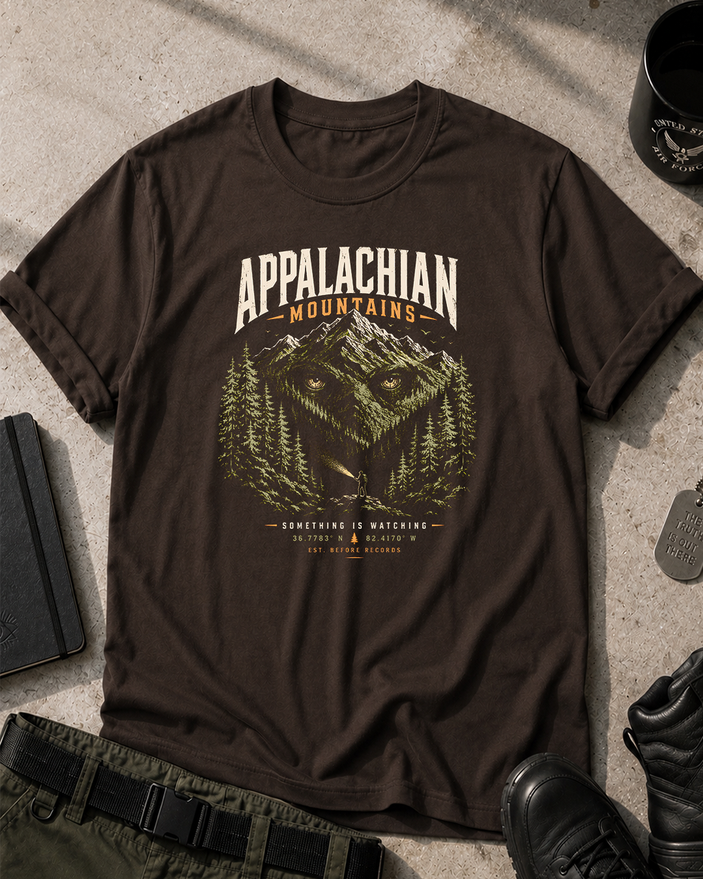 Appalachian Mountains Graphic T-Shirt Printify