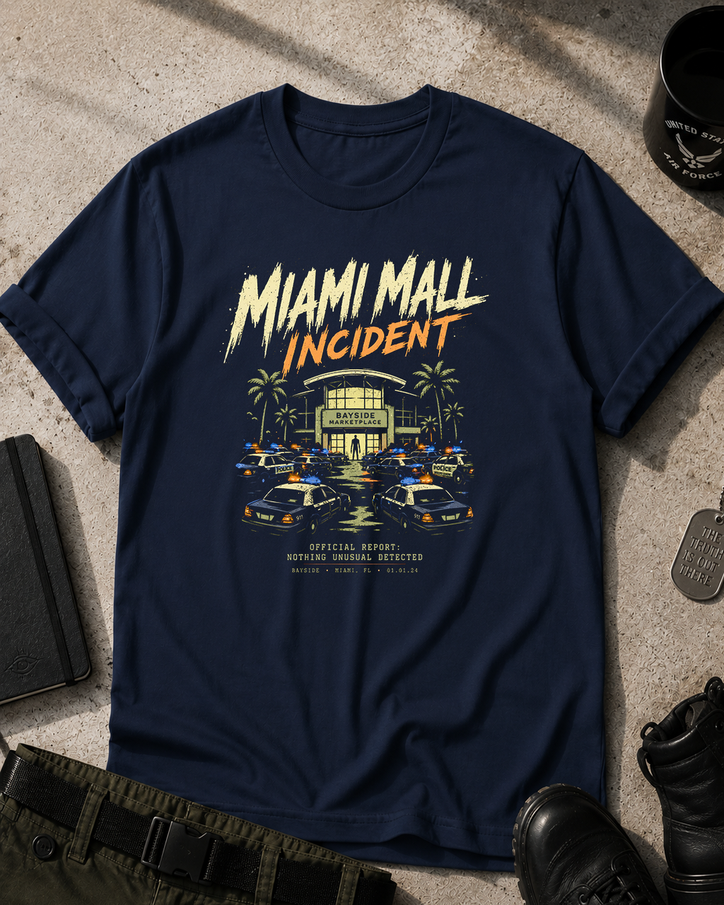 Miami Mall Incident T-Shirt Printify