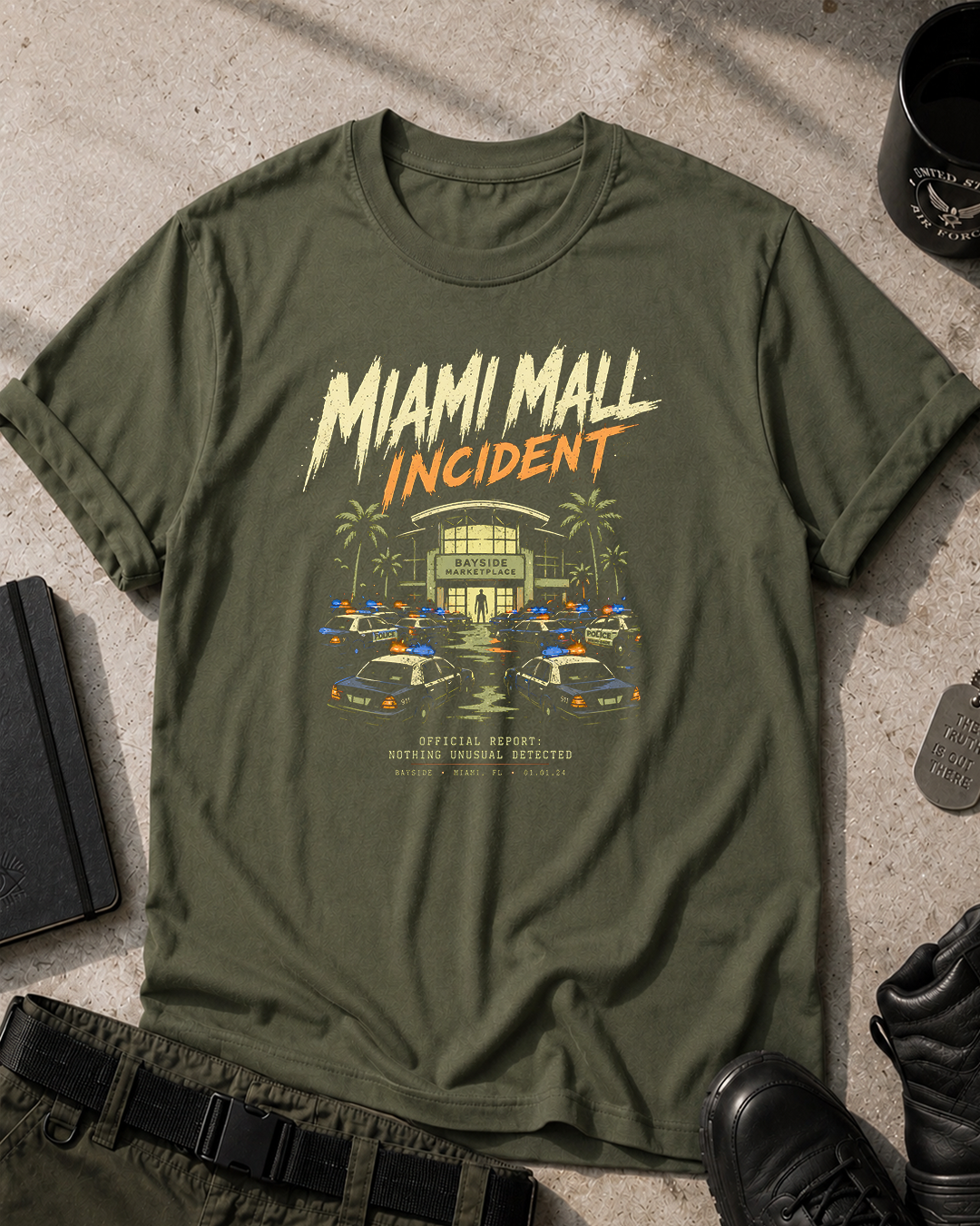 Miami Mall Incident T-Shirt Printify