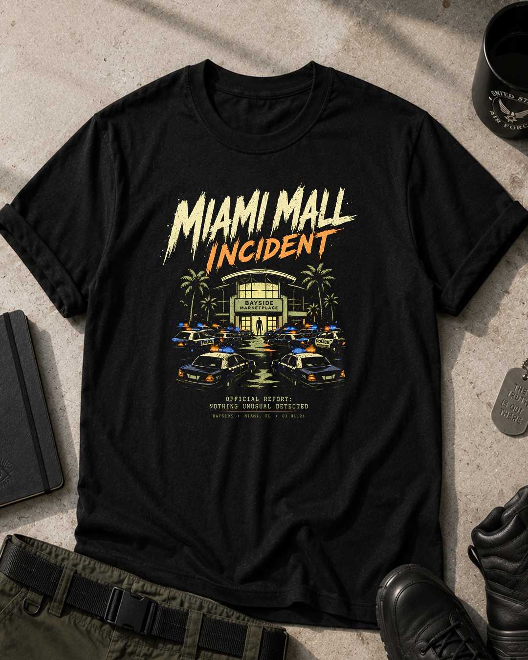 Miami Mall Incident T-Shirt Printify