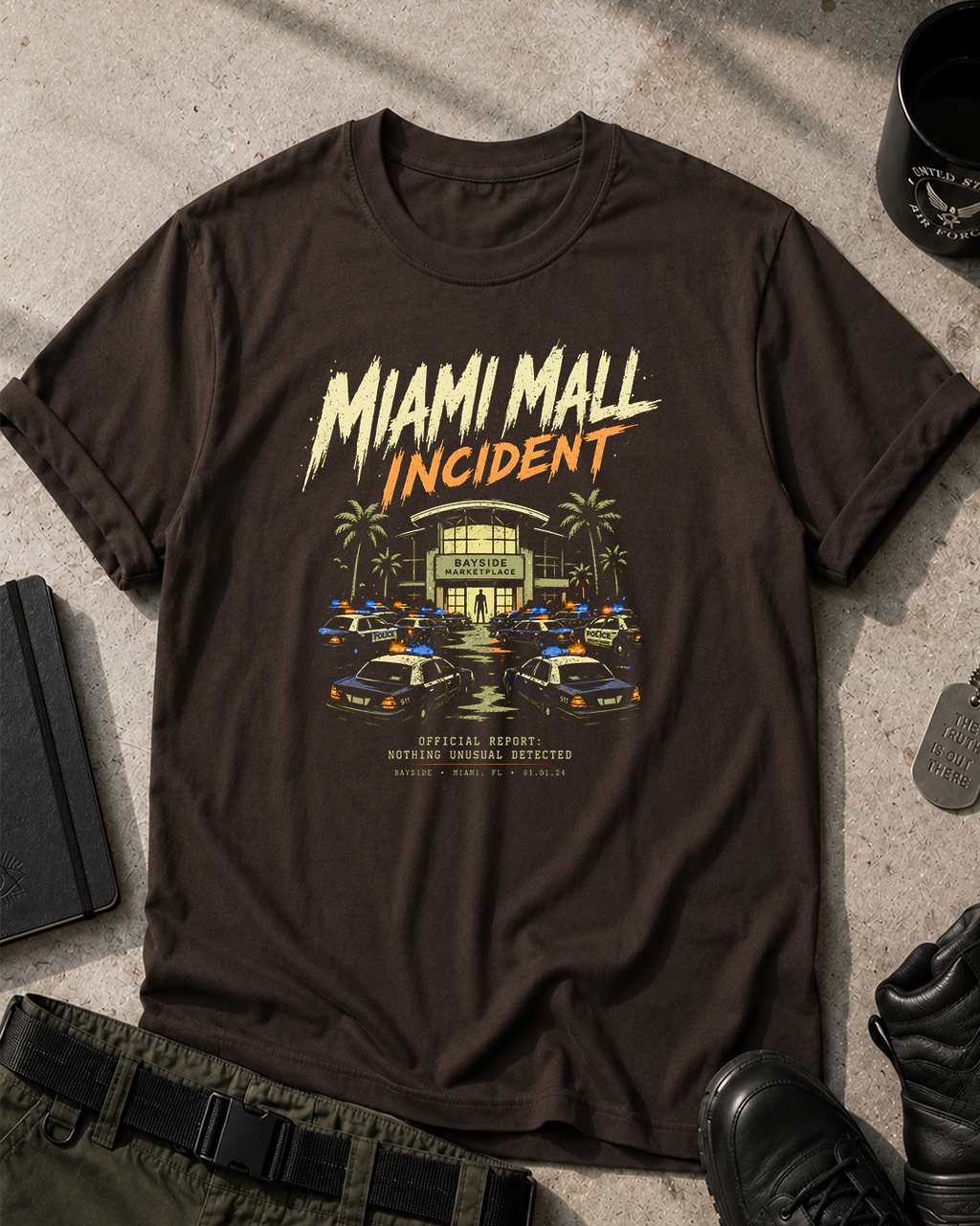 Miami Mall Incident T-Shirt Printify