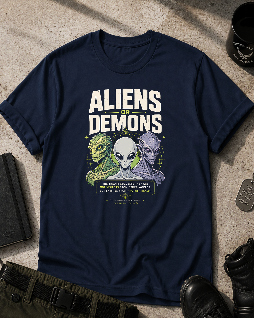 Aliens or Demons T-Shirt Printify