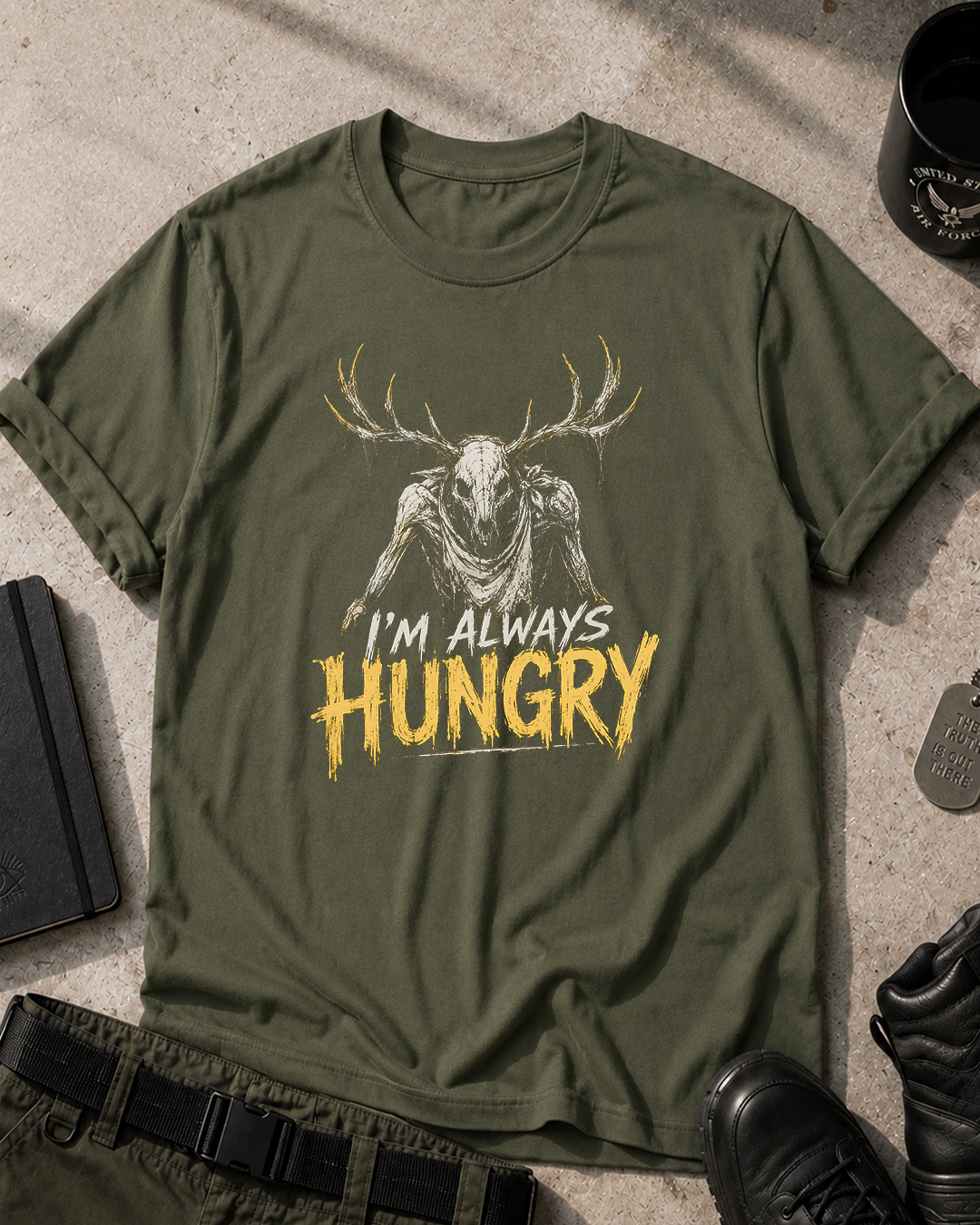 I'm Always Hungry Wendigo T-Shirt Printify