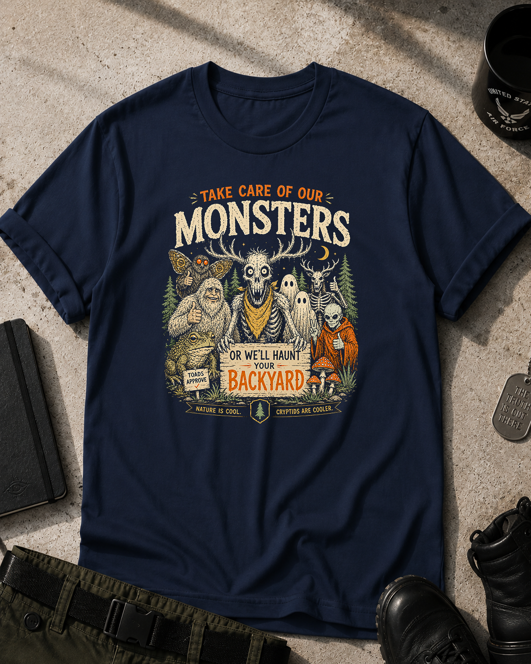 Take Care Of Our Monsters T-Shirt Printify