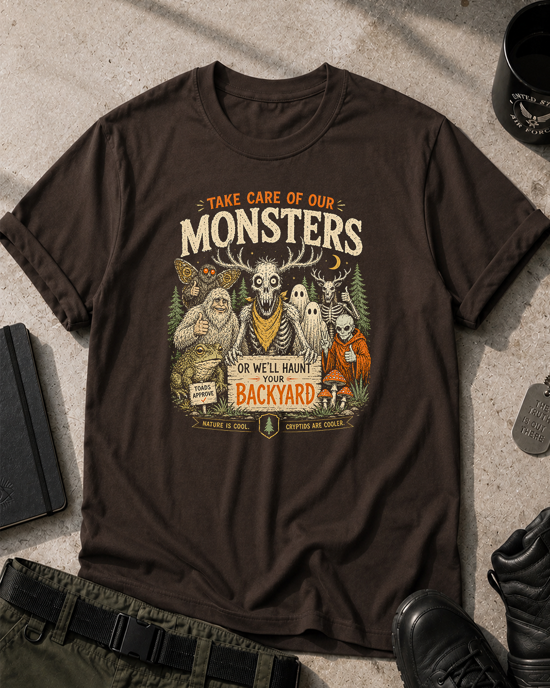 Take Care Of Our Monsters T-Shirt Printify