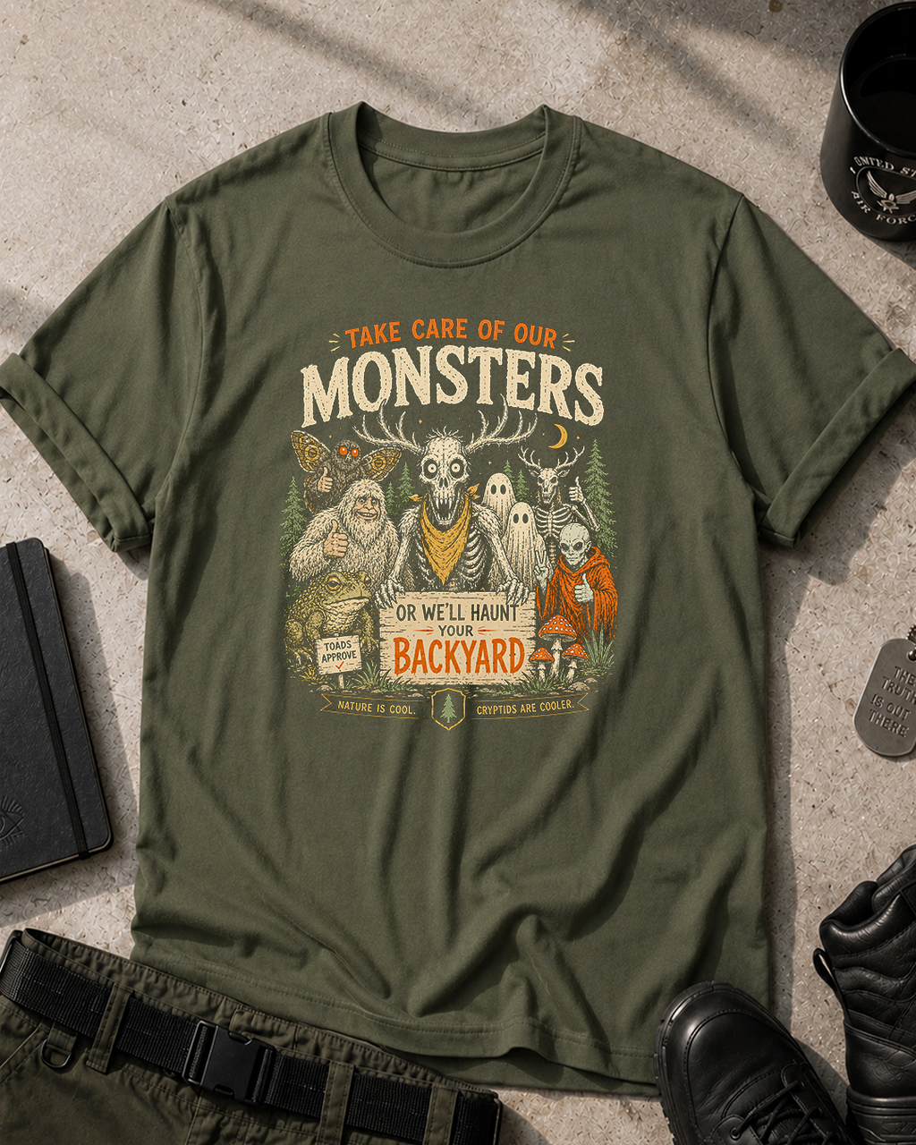 Take Care Of Our Monsters T-Shirt Printify