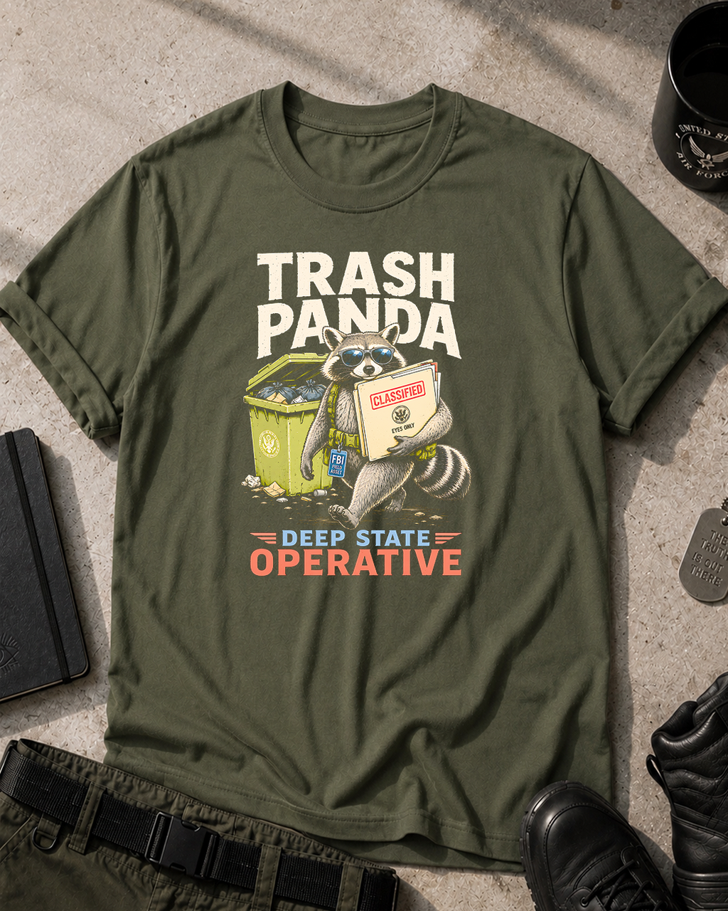 Trash Panda (Raccoon) T-Shirt Printify