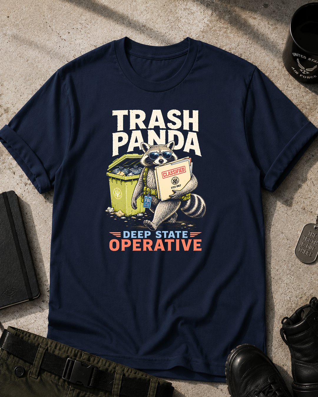 Trash Panda (Raccoon) T-Shirt Printify