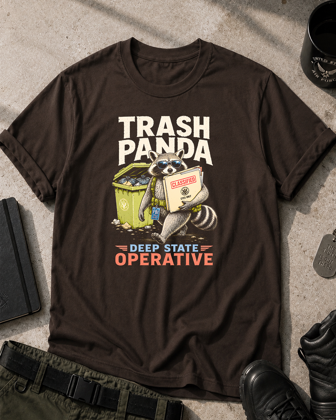 Trash Panda (Raccoon) T-Shirt Printify