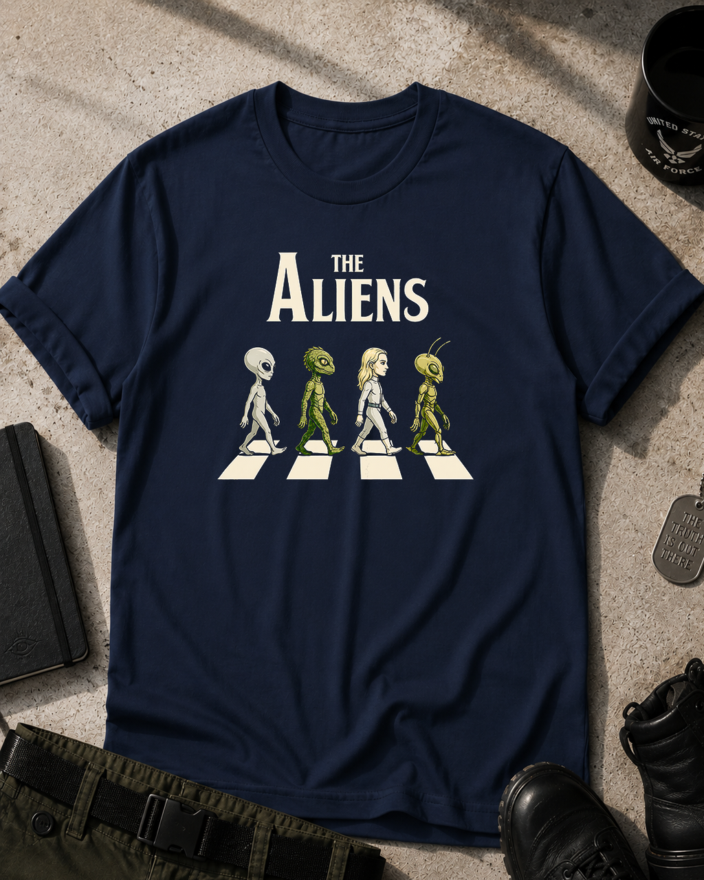 The Aliens Abbey Road T-Shirt