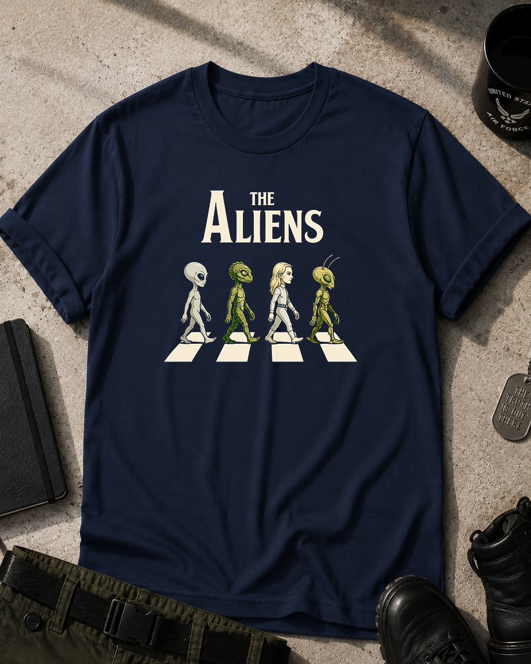 The Aliens Abbey Road T-Shirt