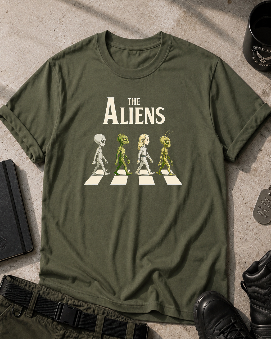The Aliens Abbey Road T-Shirt