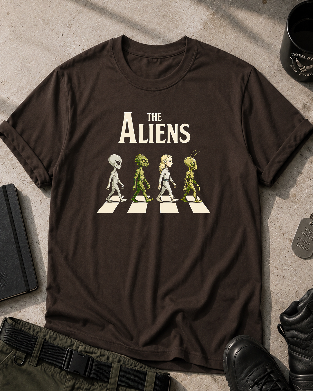 The Aliens Abbey Road T-Shirt