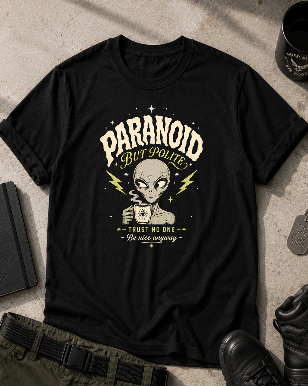 Paranoid But Polite T-Shirt
