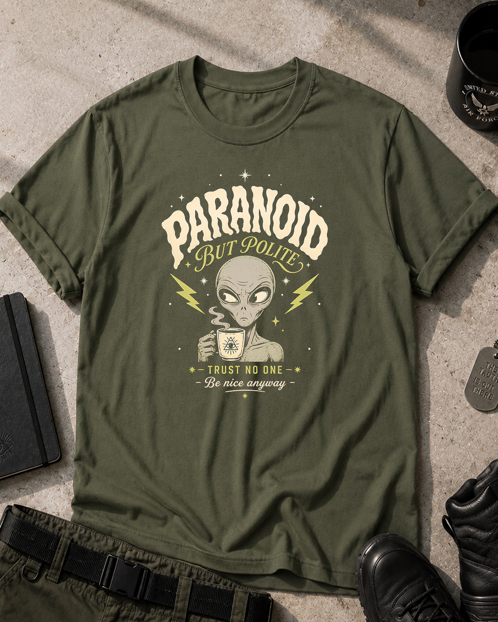 Paranoid But Polite T-Shirt