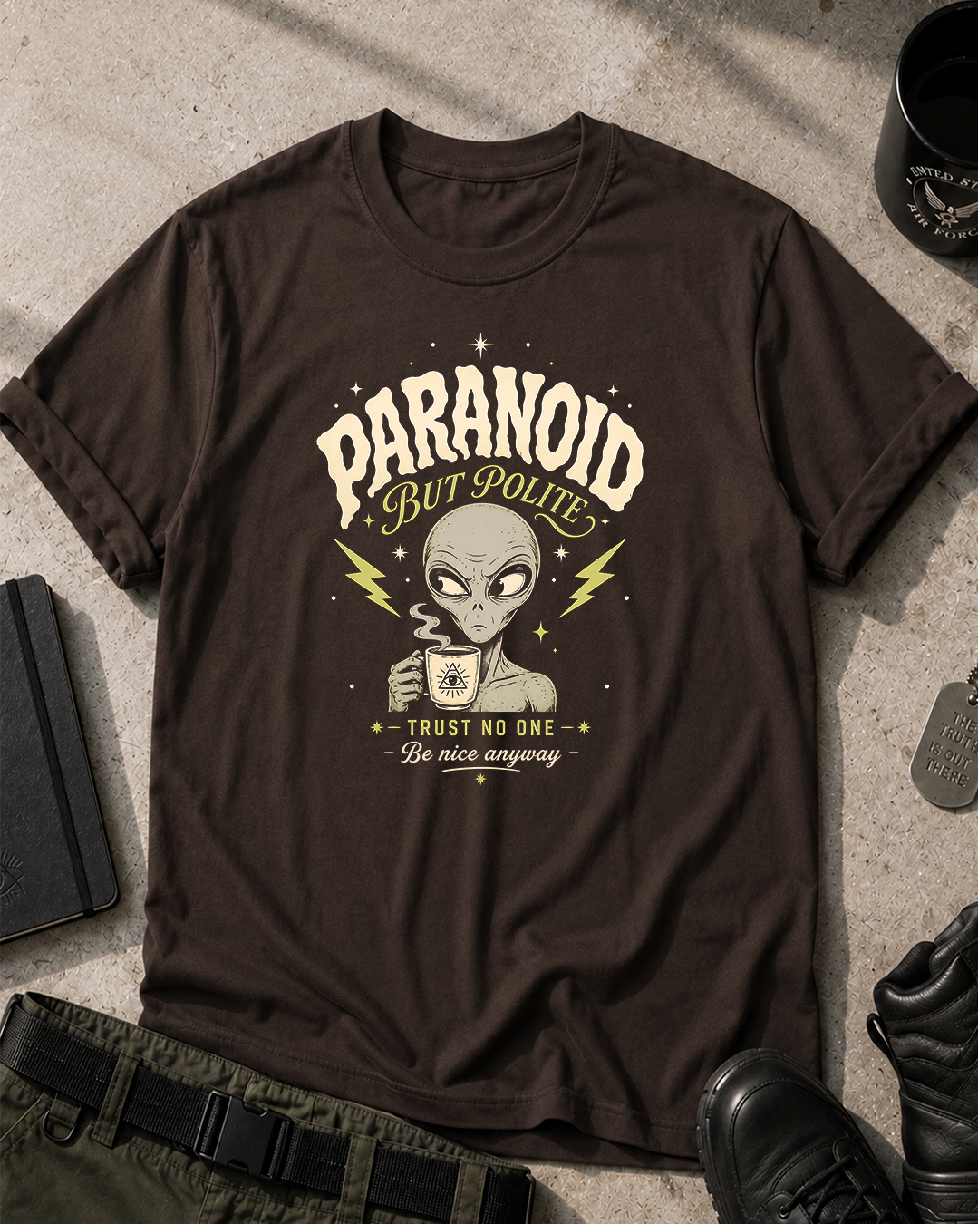 Paranoid But Polite T-Shirt