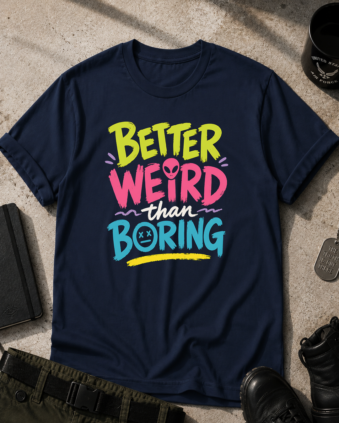 Better Weird Than Boring T-Shirt