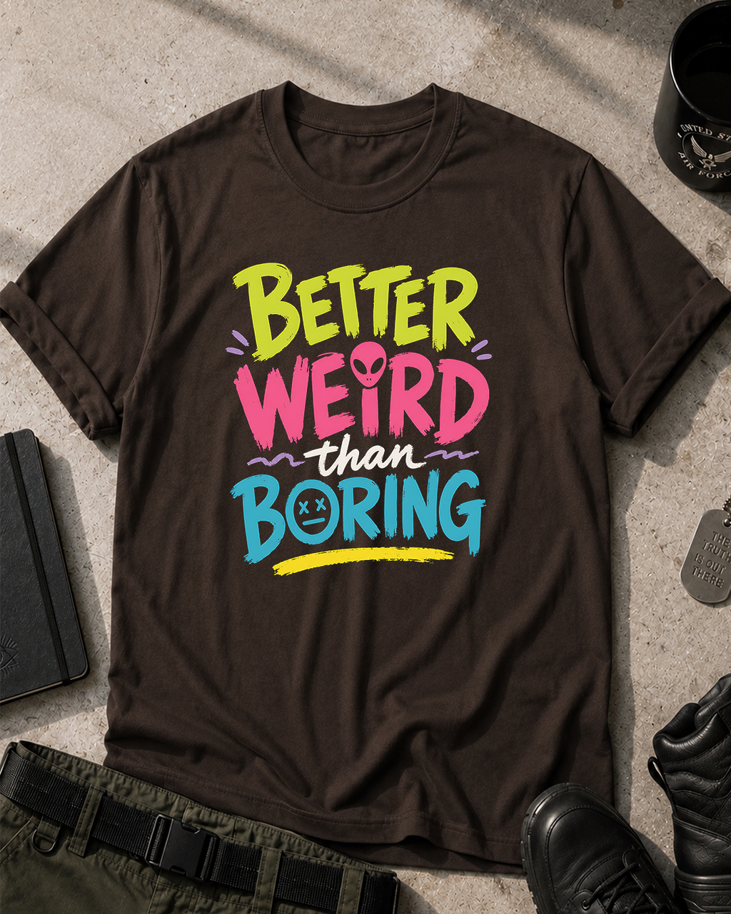Better Weird Than Boring T-Shirt