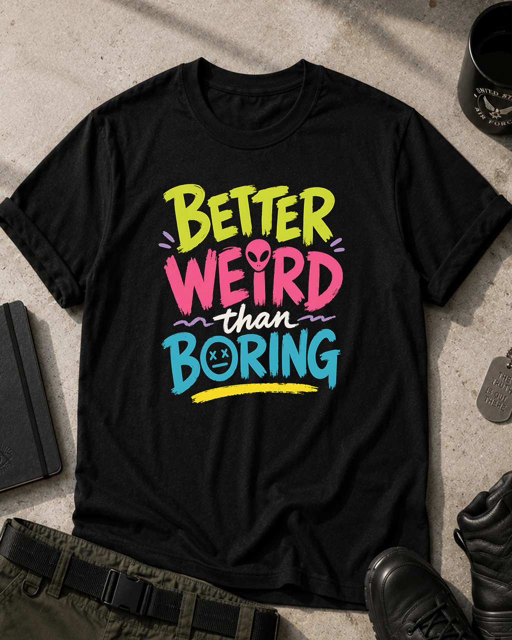 Better Weird Than Boring T-Shirt