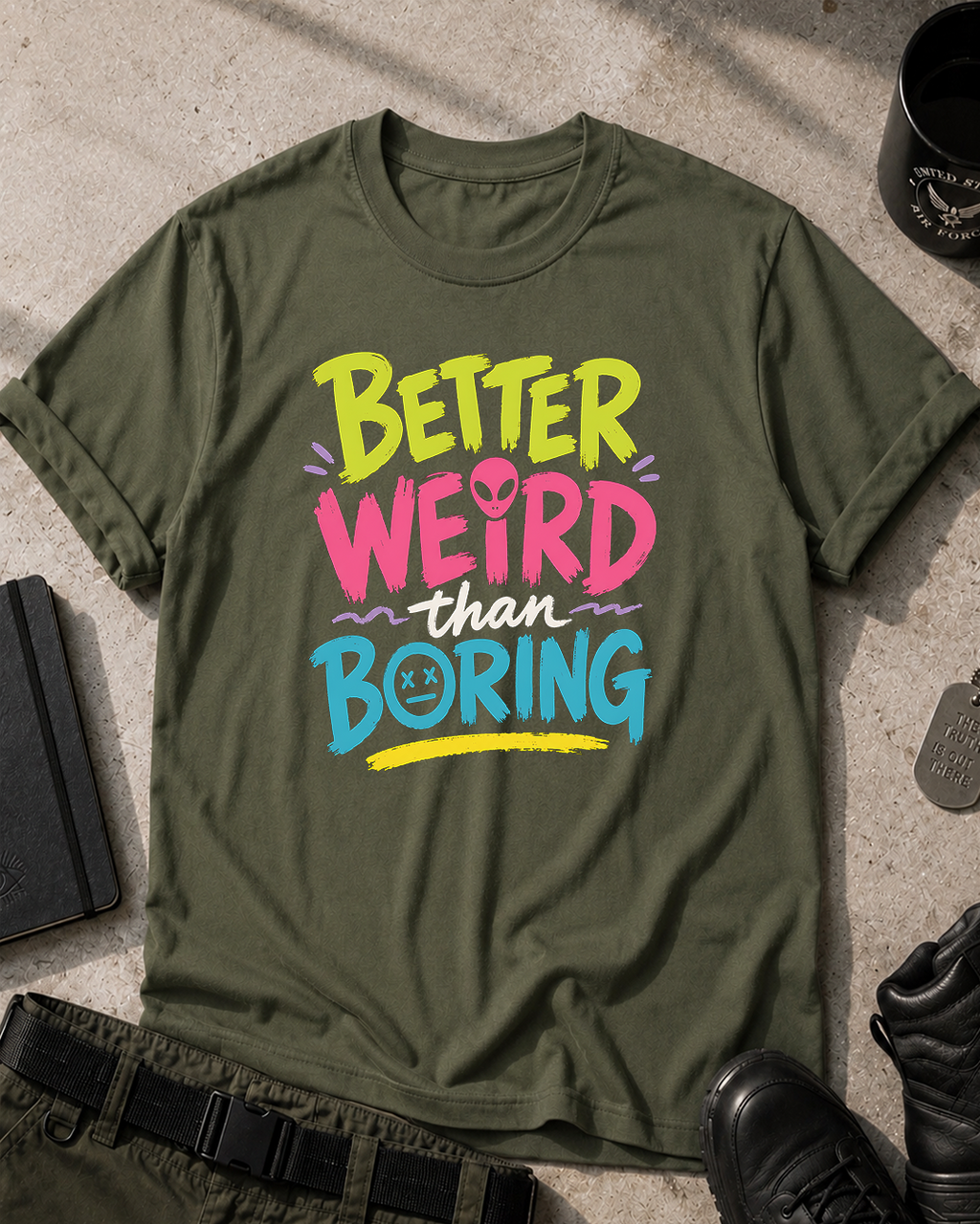 Better Weird Than Boring T-Shirt