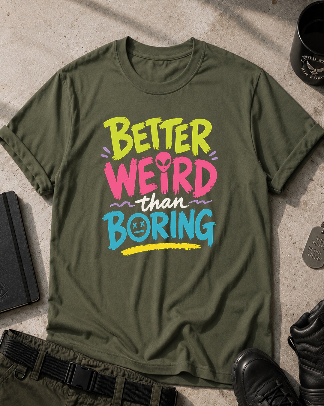 Better Weird Than Boring T-Shirt