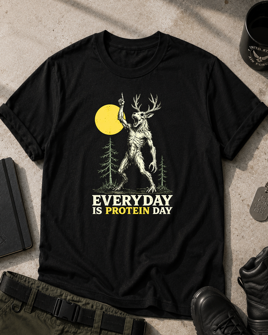 Wendigo Everyday Is Protein Day T-Shirt