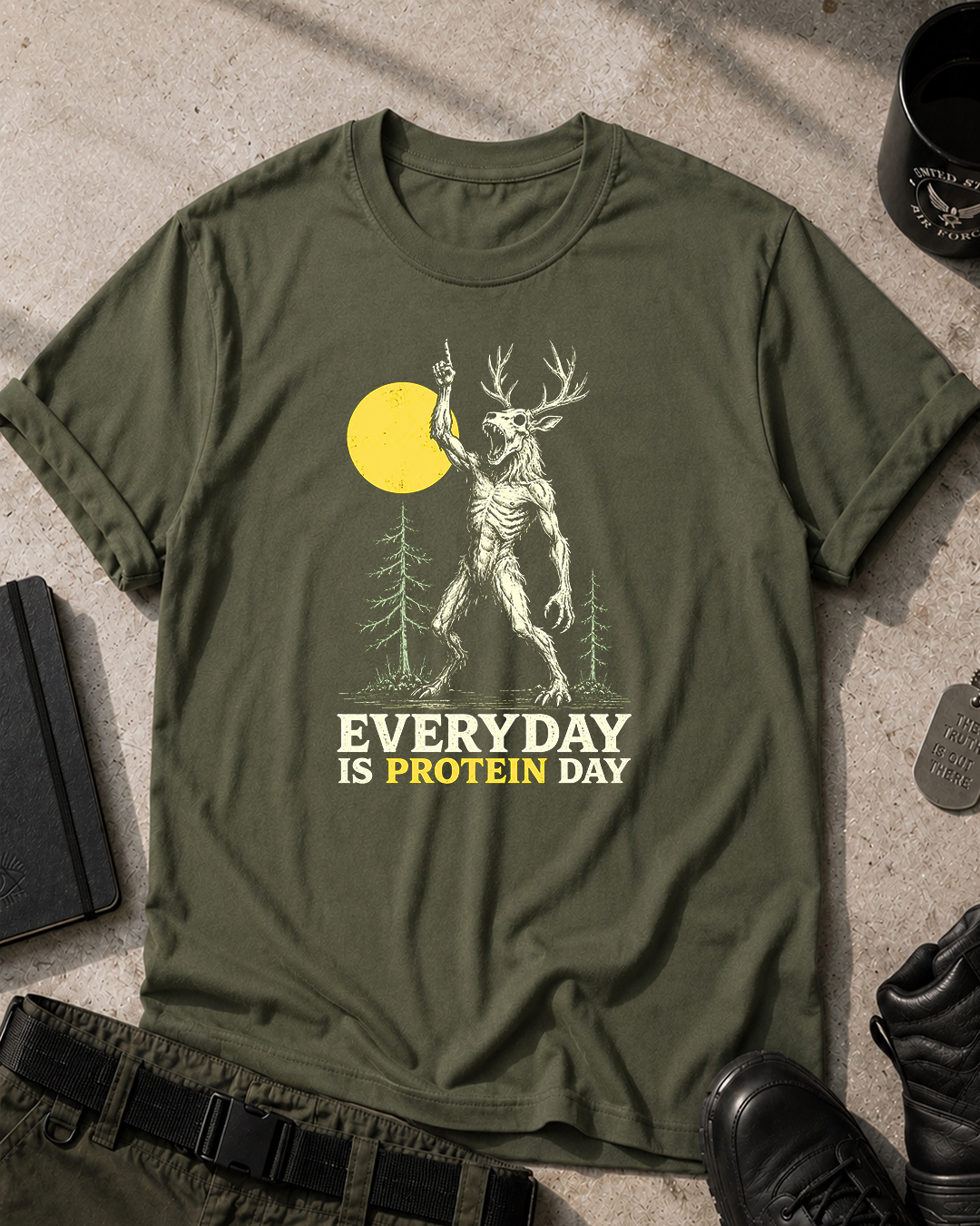 Wendigo Everyday Is Protein Day T-Shirt