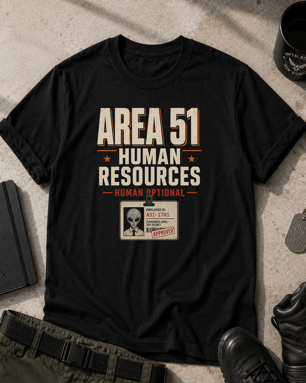 Area 51 Human Resources T-Shirt