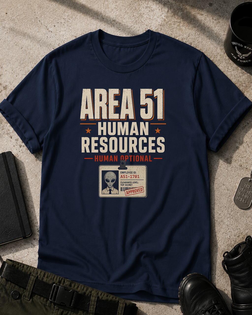 Area 51 Human Resources T-Shirt