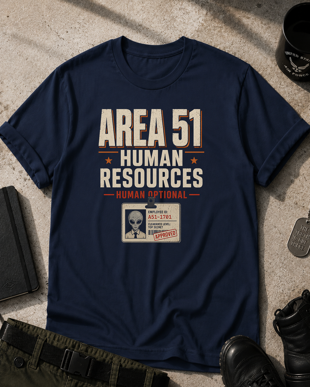 Area 51 Human Resources T-Shirt