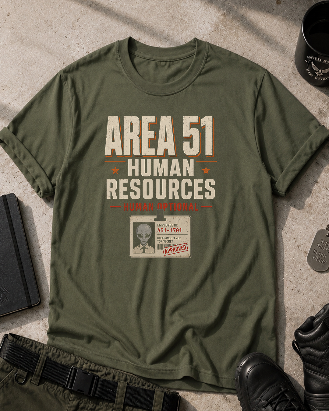 Area 51 Human Resources T-Shirt