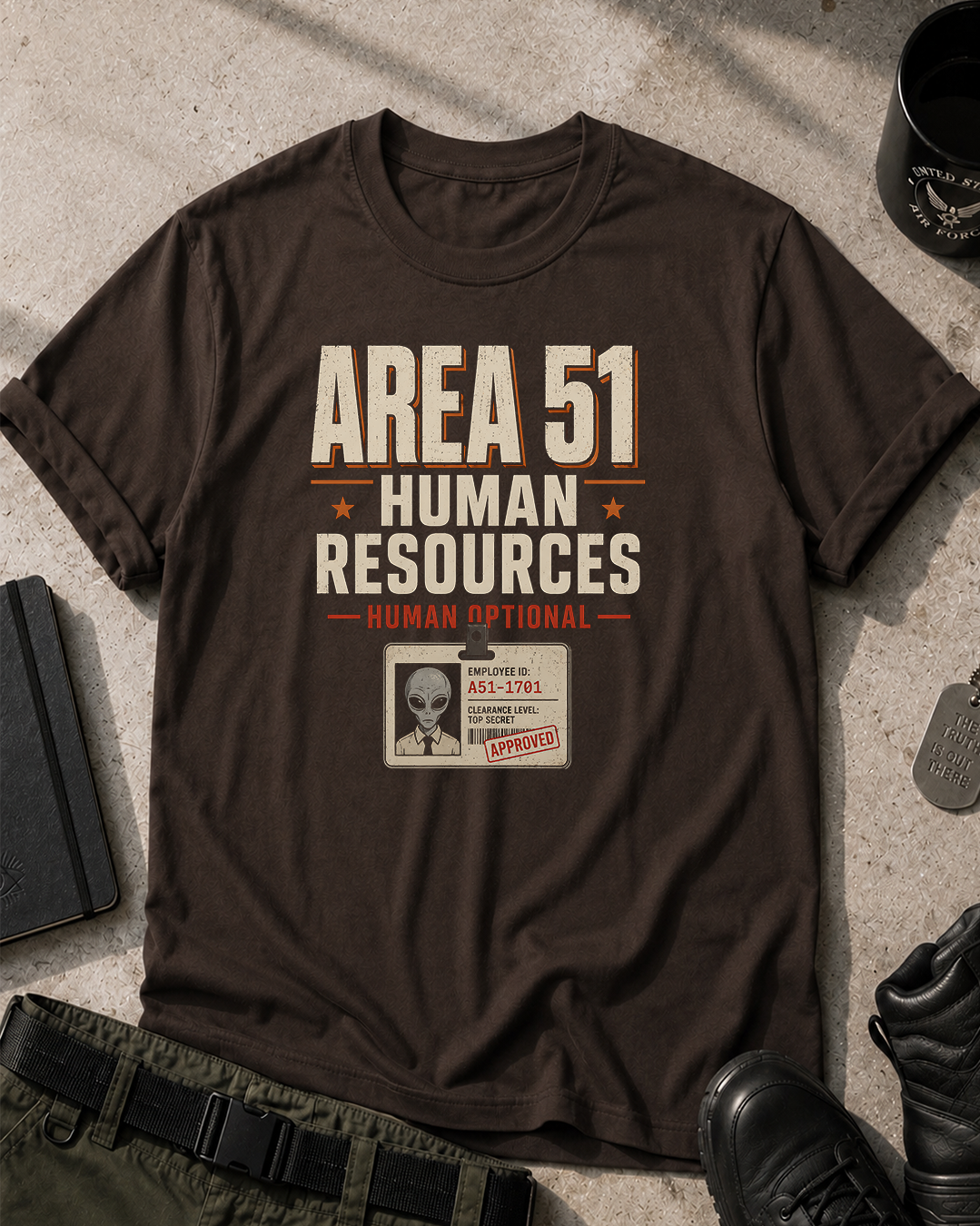 Area 51 Human Resources T-Shirt