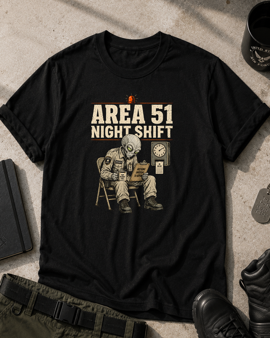 Area 51 Night Shift T-Shirt