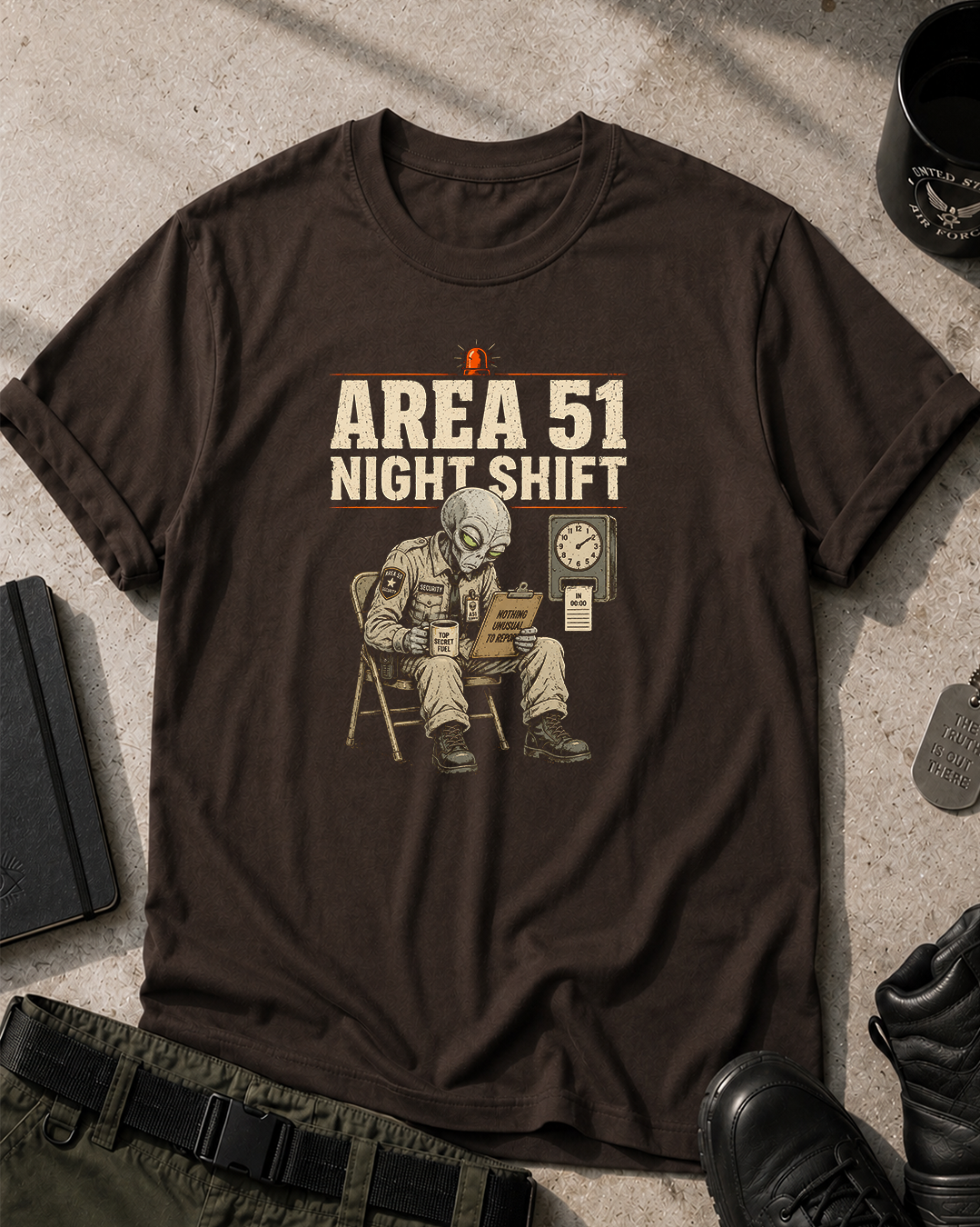 Area 51 Night Shift T-Shirt