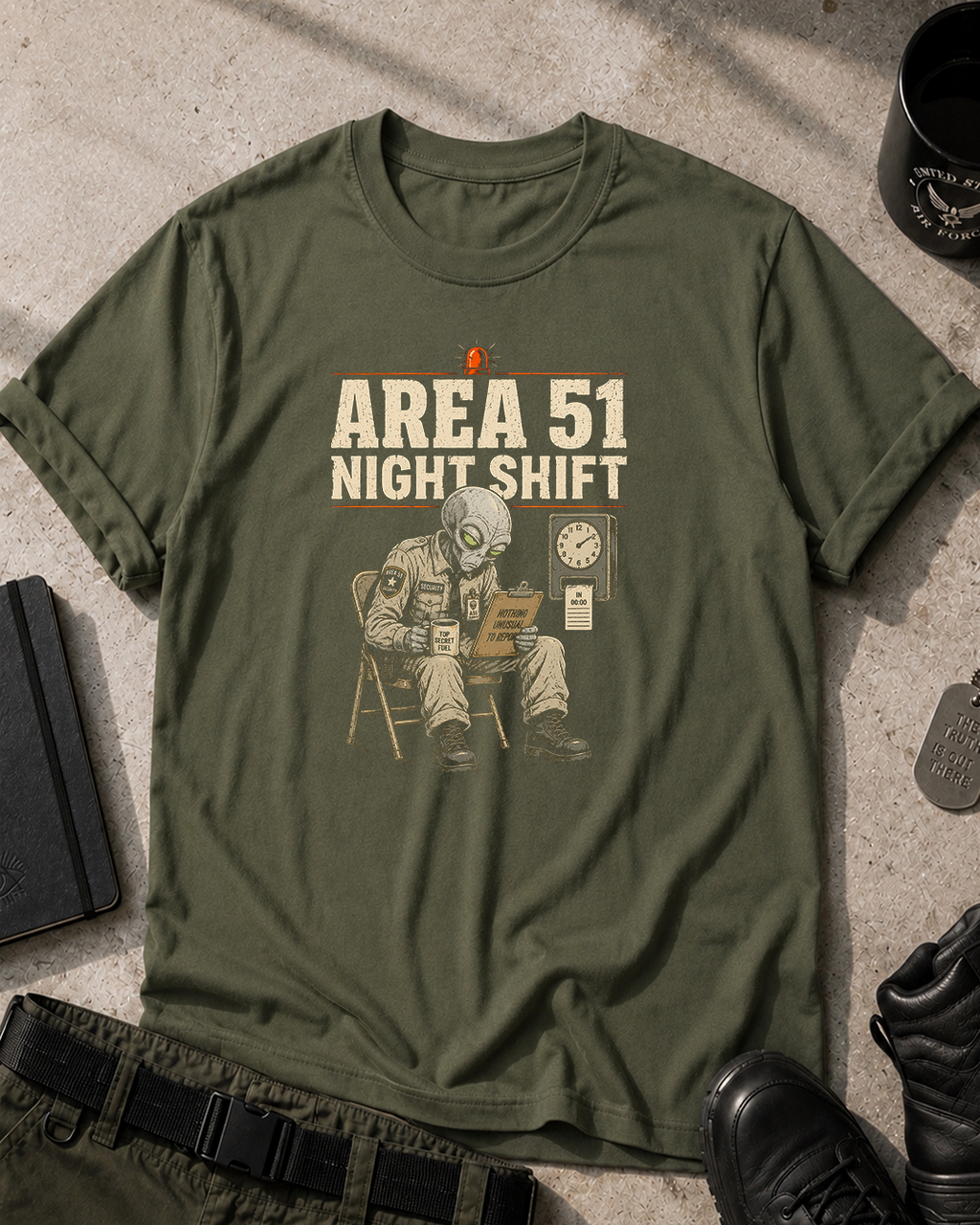 Area 51 Night Shift T-Shirt