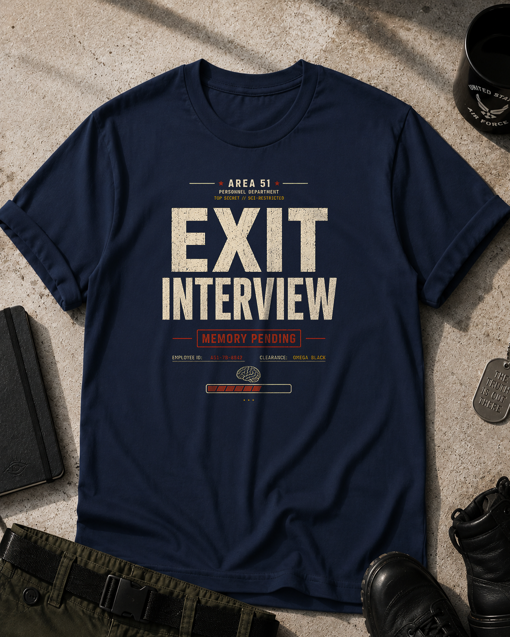 Area 51 'Exit Interview' T‑Shirt