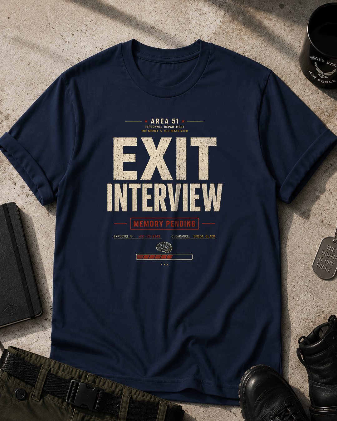 Area 51 'Exit Interview' T‑Shirt