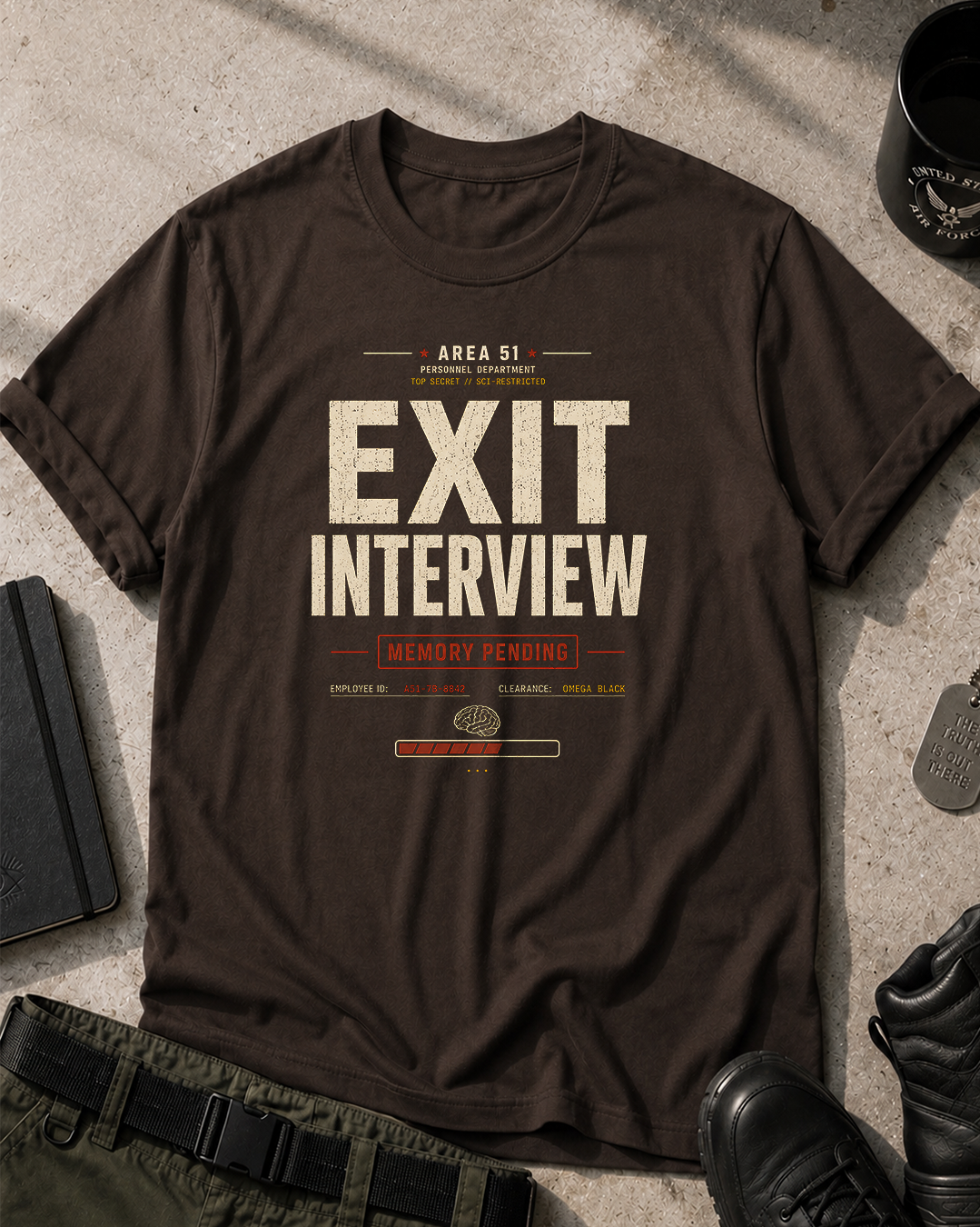 Area 51 'Exit Interview' T‑Shirt