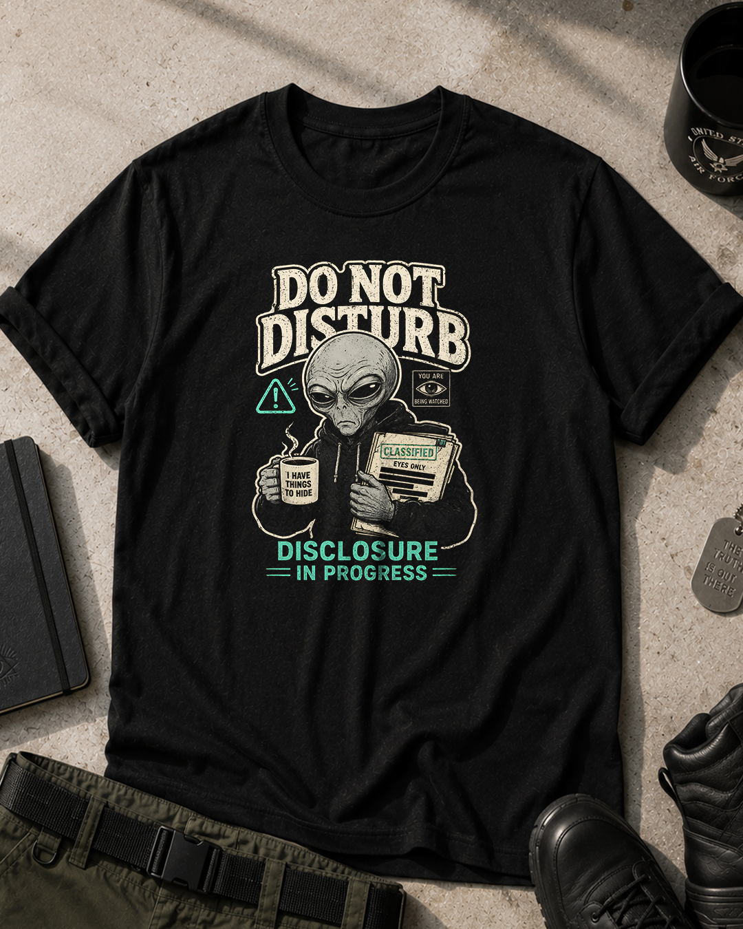 Do Not Disturb Alien T‑Shirt