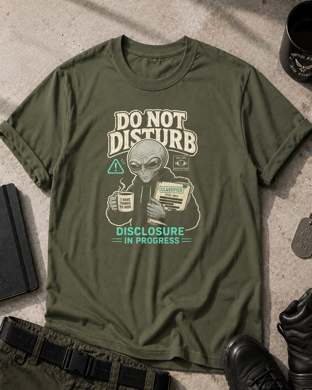 Do Not Disturb Alien T‑Shirt