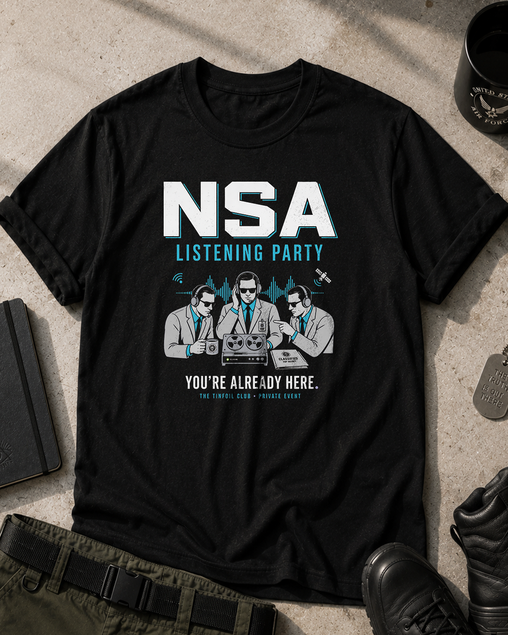 NSA Listening Party T-Shirt