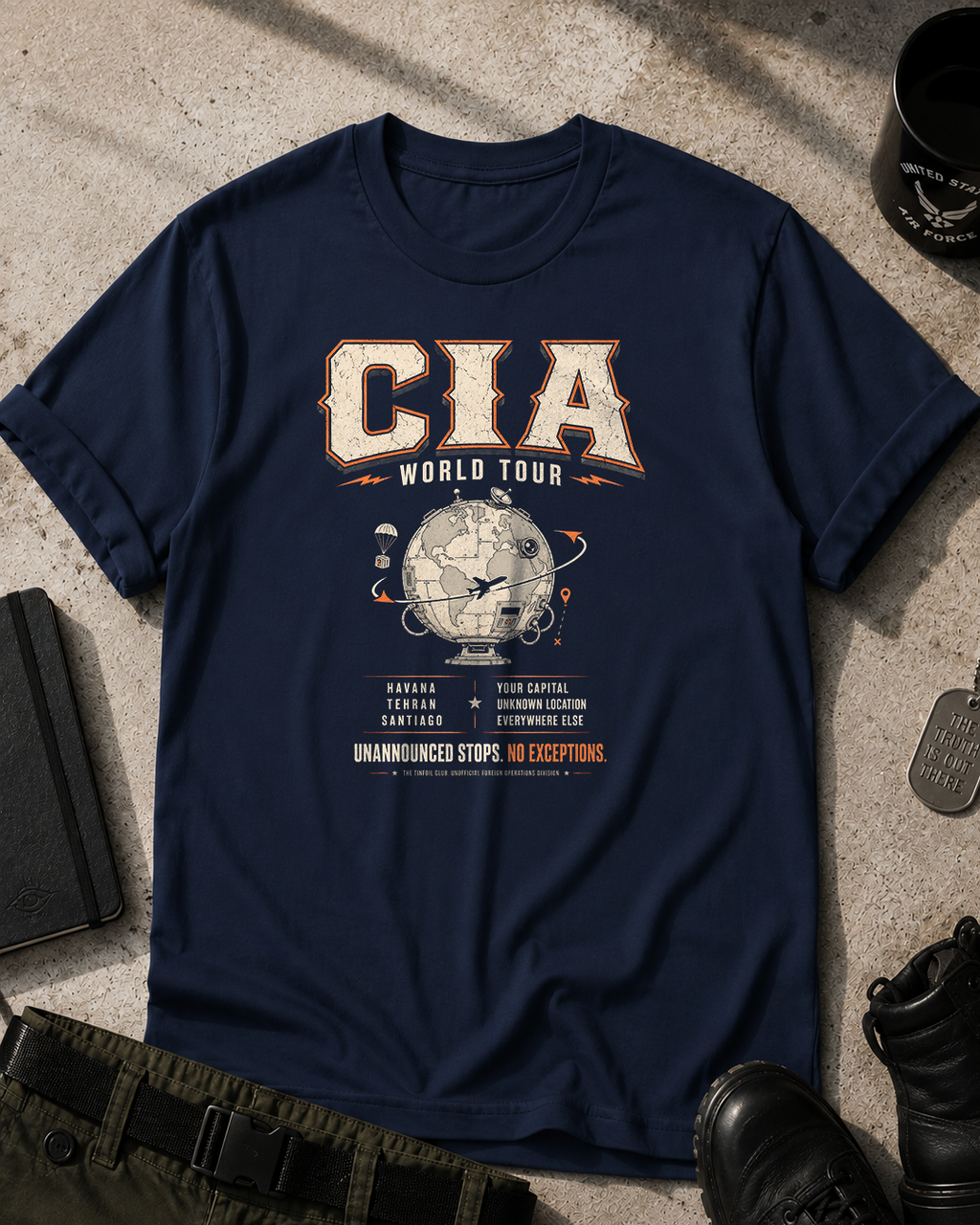 CIA World Tour T‑Shirt
