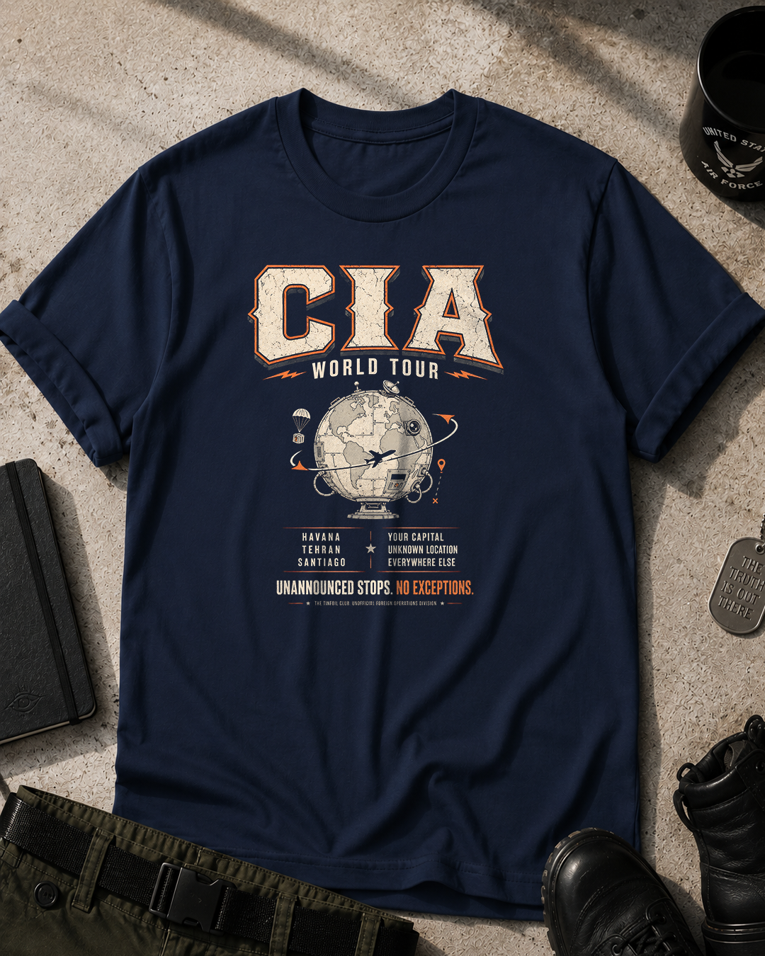 CIA World Tour T‑Shirt