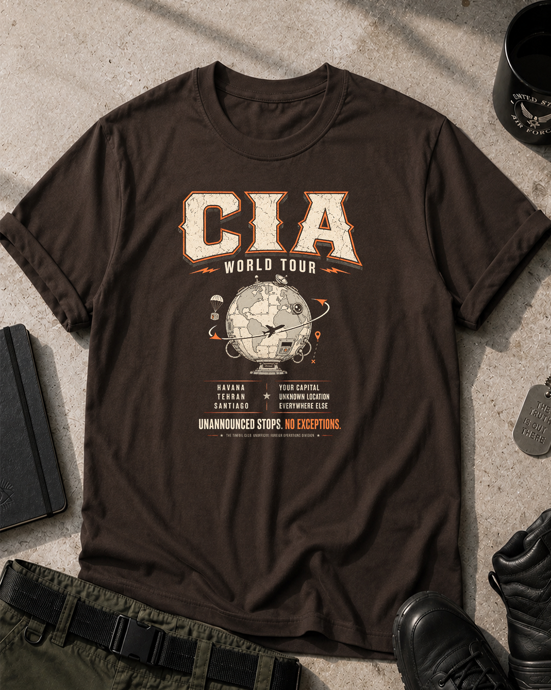 CIA World Tour T‑Shirt